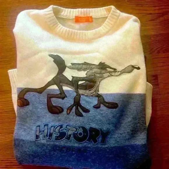 Vintage Iceberg History Road Runner Mens Sweater XXL. Good cond
Made in Italy - Picture 3 of 15